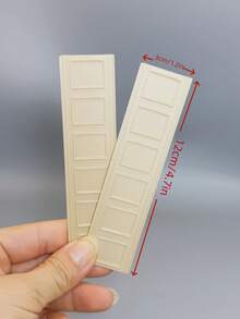1:12 比例模型屋牆板，非木製牆面貼皮，北歐風微縮家具，多色 PLA 牆磚，可自由組裝與拼接，裝飾你的小世界 - 彩色 - 查看 38
