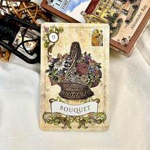 復古風 38 張英文版 Lenormand 房屋塔羅牌 - 彩色 - 查看 3