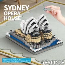 Multiple World Landmark Building Model Assembly Building Block Toy Sets, Sydney Opera House, Dubai Skyline, Leaning Tower Of Pisa Miniature Building Blocks Fun Assembly Display, Suitable For Desktop Decoration/Gifts 1400pcs/5896pcs/3265pcs/5000pcs/2000pcs - Multicolor - View 13