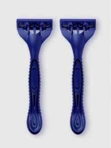 1/6pcs Women's Manual Hair Removal Razor, 3pcs Sharp Replaceable Blades, Portable Shaver, Suitable For Underarms, Legs, Arms And Bikini Area - A - View 4