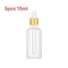 1/5 botol penetes minyak esensial transparan tebal dengan tutup emas anti bocor - Cocok untuk penyimpanan, perjalanan, minyak esensial, minyak kutikula, ekstrak - Botol kemasan putih - View 15