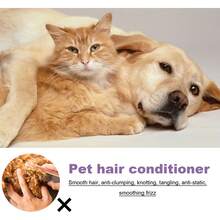 Pet Hair Conditioner, Pet Hair Cleansing & Care, Fluffy & Smooth, Anti-Tangle Pet Hair Cream - A - View 9