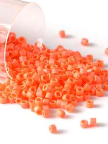 Japan DB 10g 11/0 Delica Beads, Frosted Color Glass Seed Bead, Multicolor DIY Beads For Jewelry Making - Frosted - View 38