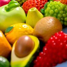 50/20/5pcs Realistic Fruit & Vegetable Models, Mini Fruit Models, Resin Fruit Models, Lifelike Effect, Mini Food & Vegetable Decor, Mini Food Basket, Mini Kitchen Mini House Store, Outdoor Garden Decor, Garden Decoration - A - View 5