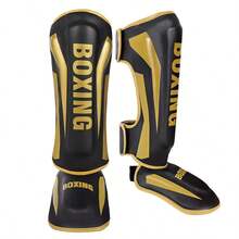 LASTSTAND Muay Thai Boxing Shin Guards For Adults And Students, Boxing Sanda Shin And Foot Protector, Combat Training Professional - Multicolor - View 15