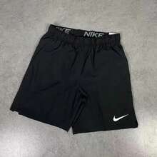 Nike Dri-FIT 速乾男款跑步訓練短褲 梭織運動百慕達短褲 - 黑色 - 查看 10