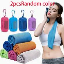 6pcs Cooling Towels (11.81in*31.49in) Cooling Towels, Cold Towels, Microfiber Soft Breathable Cooling Towels, Suitable For Sports, Yoga, Gym, Camping, Running, Fitness, Workout And Other Activities - Multicolor - View 15