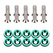 20pcs M6 Anodized Aluminum Washers (10 Sets) And Bolt Sets (10 Sets), Suitable For Automotive And Motorcycle Bumper Engine Recessed Screws, Decorative Screws And Washers In Multiple Colors, Car Modification Washers M6 Screws JDM Screws Battery Washers, Automotive Parts Motorcycle Parts RV SUV Truck - Screw - View 17