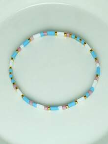 New Fresh Summer Vintage Niche TILA Bracelet, Japanese Imported Bracelet, Multi-Layer Stackable - Multicolor - View 13