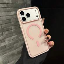 磨砂親膚感保護殼，適用於 iPhone 17e 16e 17 16 15 14 13 12 11 17 Pro Max 15 Plus，適用於 iPhone 16Pro 15Pro 14Pro 13Pro 16Plus 15Plus 14Plus 13Plus，半透明磨砂 17 手機殼，17Promax 保護套，夏季 - 粉色 - 查看 6