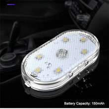 Touch Control Portable Car Dome Light, High-Bright Multi-Function LED, USB Rechargeable, No Drilling Easy Install, Upgrade Car Interior, Perfect For Decoration & Gift - 多色 - 查看 10