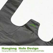 100/200/400pcs Disposable Mini Trash Bags, Small Plastic Garbage Bags, Leak-Proof Durable, Effective Odor Control, Suitable For Office, Car, Kitchen, Bathroom, Home, Living Room, Dormitory And More - A - View 3
