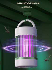 Bug Zapper Rechargeable Hanging Mosquito Zapper For Indoor Outdoor, Mosquito Lamp - 1200mAh Portable Insect Trap For Indoor/Outdoor, Electronic Pest Control For Home, Bedroom, Patio, Kitchen, Garden, Lawn - View 7