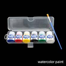 6 Colors 25ml Acrylic Watercolor Gouache Oil Paint Set, Versatile Artist Painting Supplies For Canvas Paper Wood Fabric, Vibrant Pigment Art Kit - 6 Pcs * 25 Ml - View 9