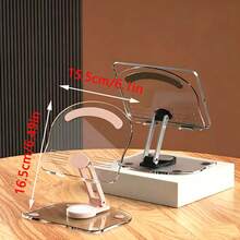 1pc Laptop Stand, Desktop Foldable Adjustable Universal Portable Storage Tablet Holder, Suitable For All Laptops (Approx. 25cm) - Multicolor - View 2