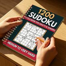 1pc A5 Sudoku Game Notebook, Simple Puzzle, Casual Education, Suitable For Daily Relaxation, Holiday Entertainment And Travel Leisure, Great Gift (Pen Not Included) - Single Piece - View 5
