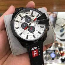 Diesel DZ4512 Black Case White Dial Watch Logo Canvas Strap Waterproof Hip Hop Men Watch - one-size - View 7