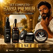 Beard & Mustache Care - Beard Cream + Beard Gel + Beard Spray + Beard Oil - View 1