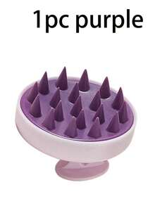 Soft Silicone Scalp Massage Shampoo Brush Deep Wash Soft Hair Scalp Massage Brush For Girls And Women Bath Head Massage Comb For Home Bathing Home Travel Dorm Hair Salon Beauty Parlor Gym Essential Accessory For Hair Product Tool - Multicolor - View 14