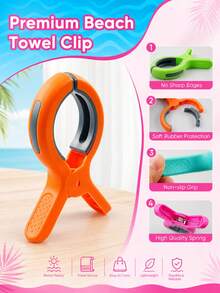 Bộ 4 kẹp bạt bể bơi bằng thép không gỉ chịu lực, tay cầm nhựa xanh, kẹp lò xo chống gió bền bỉ, dùng để cố định bạt bể bơi đặt trên mặt đất, phù hợp dùng ngoài trời, bề mặt kim loại thời trang, kẹp bể bơi bền - Nhiều kiểu dáng - Xem 7