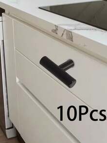 1/10PCS Single Hole T Cabinet Knobs, Furniture Handles Wardrobe Door Pull Room Cabinet Decor Handles T Bar Straight Kitchen Long Cabinet Closet Knob,Stainless Steel Brushed Nickel Kitchen Drawer Pulls For Cabinet, Drawer, Cupboard And Wardrobe - Multicolor - View 12