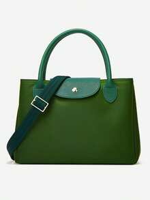New Women's Handbag, Lightweight And Large Capacity Handbag, Suitable For Daily Commuting And Short Distance Travel - Green - View 3