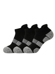 1/3/5/10/20 pares de calcetines cortos cómodos para hombre con base gris + combinación de negro y blanco, adecuados para varios tipos de zapatos y ocasiones, deportes al aire libre, deportes de interior, correr y caminar - Multicolor - Ver 17