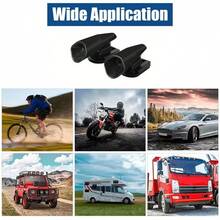 2件裝汽車技術喇叭，適用於汽車/SUV/卡車/摩托車，耐用ABS材質（霧面/拋光表面），可輕鬆安裝於保桿或水箱罩 - A - 查看 2