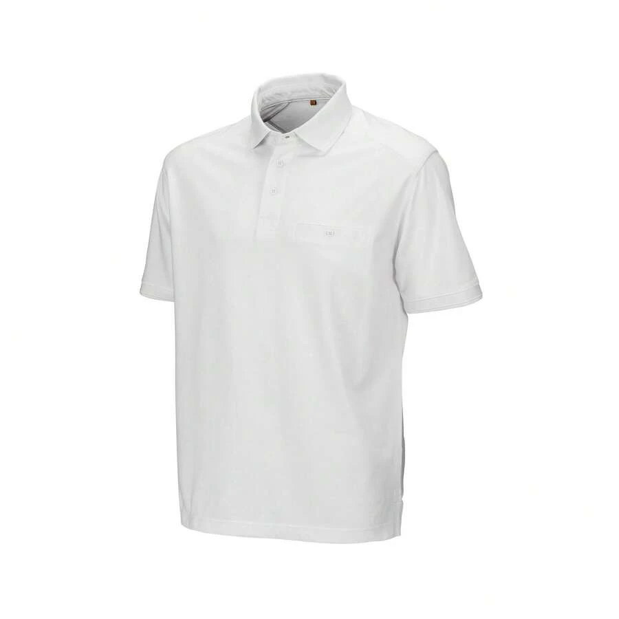 Result Mens Work-Guard Apex Short Sleeve Polo Shirt - White - View 1