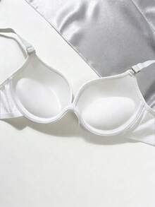 2pcs Thin Padded Push-Up Bra With Ruffle Bow Decoration, Suitable For Teenage Girls - Multicolor - View 5