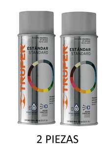 KIT 2 PC-Spray Paint, Light Gray, Traditional Can, 400 Ml - Light Grey - View 4