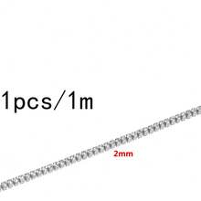 Dây xích đính đá rhinestone màu vàng 1m, viền pha lê đính dày, vật liệu làm trang sức DIY, phù hợp cho vòng tay, dây chuyền, trang trí quần áo và đồ thủ công handmade - dây chuyền đính đá - Xem 10