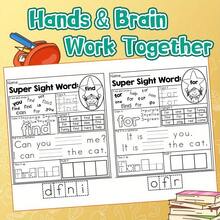 Letter Search And Match Learning Notebook - Find, Match And Identify Letters Back To School - Letter Practice - View 6