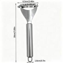 Multifunctional Stainless Steel Corn Peeler, Manual Fast Corn Kernel Remover, Durable Kitchen Tool For Home Use - Silver - View 12