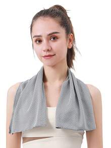 3pcs/1pc Sweat-Absorbing Cooling Sports Towel, Wrist Towel, Buttoned Absorbent Cooling Scarf, Towel, Sweat Towel, Unisex, Portable, Multi-Purpose, Suitable For Daily Outings, Sports, Cycling, Running, Hiking, Men's Gift, Holiday Gift, Women's Gift - Multicolor - View 7