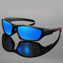 Men Sport Polarized Fashion Glasses Blue Mirror Lens Lightweight TR Frame Windproof Shades For Cycling Fishing Driving Outdoor Sports Eyewear - Multicolor - View 8