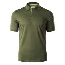 Magnum Mens Plain Polo Shirt - Olive/Winter Pear - View 1