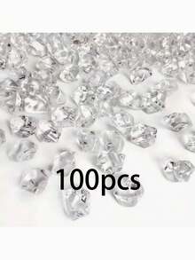100/500/1000/2000件高品質彩色壓克力冰石套組-不對稱形狀透明仿寶石,適用於婚禮裝飾、桌面中心裝飾、蠟燭製作與花瓶裝飾 - 多色 - 查看 11