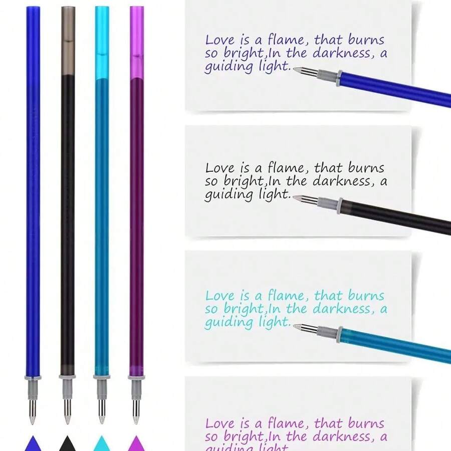 2026 Back To School Season 13cm Erasable Pen Refill, Friction Erasable Pen, Colorful 0.7mm Writing Refill - 13cm 0.7mm - View 1