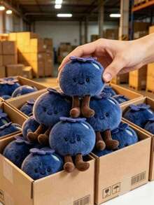 12cm Blueberry - A Charming Gift For Young People - Multicolor - View 4