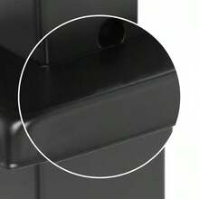 Cable Railing Column 36x1x2 Inch For Deck Stair Balcony, Pre-Drilled Pickets Mounting Bracket Railing Kit Black Finish Heavy Duty Metal Support 1-Pack-XY73576 - Multicolor - View 3