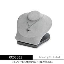 Oirlv Leather Jewelry Display Stand Set, Earring Ring Necklace Bracelet Watch Display Rack, Suitable For Jewelry Store Photography And Window Display - Display Stand - View 9