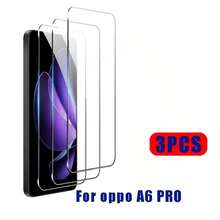3 قطع واقي شاشة زجاج مقسى عالي الدقة منحني 3D فيلم عدسة شفاف متوافق مع OPPO Reno 16/16 Pro/16 F/Reno 15 5G/15 Pro/15 Pro Max/15 F/ Find X8/X8 Pro/A6/A6 Pro لهواتف سلسلة Reno - شفاف - مشاهدة 17