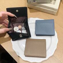 Dompet Koin Ultra Mini untuk Penyimpanan Perhiasan Cincin~Dompet Koin Aksesoris Anting, Tas Penyimpanan Portabel Kecil Gaya Jepang Minimalis, Dompet - MultiWarna - View 6