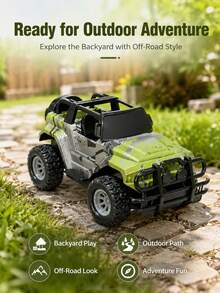兒童遙控越野車 4WD 男孩生日禮物玩具車 兒童玩具 遙控車 遙控卡車 兒童RC卡車 女孩玩具 RC漂移車 遙控 兒童年終禮物 遙控車 - 彩色 - 查看 5