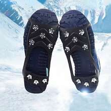 1/2/3 Pairs Universal Adjustable 8-Tooth Ice, Strong Grip Anti-Slip, Easy-To-Use Anti-Slip Claws For Elderly, Children, Winter Snow Travel, Hiking And Trekking - Shoe Claw - View 5