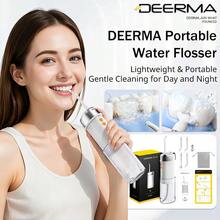 Deerma CY01 便攜式水牙線機 260g 便攜設計 百萬微氣泡清潔 每分鐘 1,600 次高能脈衝 140° S 型設計 輕鬆使用 4 段可調強度 IPX7 防水認證 - 白色 - 查看 1