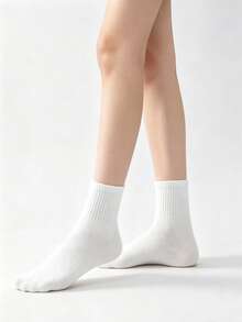 8 Pairs Women's Socks, Spring/Summer Thin Breathable Mesh Short Socks, New Hot-Selling Antibacterial Odor-Resistant Seamless Socks - Multicolor - View 3