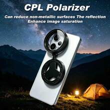 High-Quality 52mm Magnetic CPL Polarizer For Smartphones, Multi-Layer Optical Coating HD Glass Polarizing Filter, Scratch-Resistant And Reusable, Eliminates Reflections For Mobile Photography - One Size - View 2
