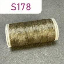 Sanbest Benang Renda Metalik Kelas Atas Terbaru 2026 100m 150D 3 Lapis 0,25mm untuk DIY Anting, Gelang, Kalung, Perhiasan, dan Kerajinan Rajut. Benang Renda Crochet Kuat, Benang Buatan Tangan Emas dan Perak. - 150D/3 - View 26